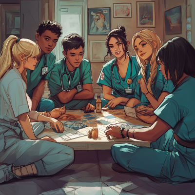 Nurses Playing Dungeons and Dragons