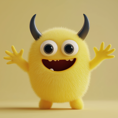 Cheerful Baby Monster