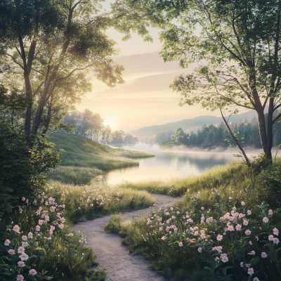 Dreamy Dawn Serenity