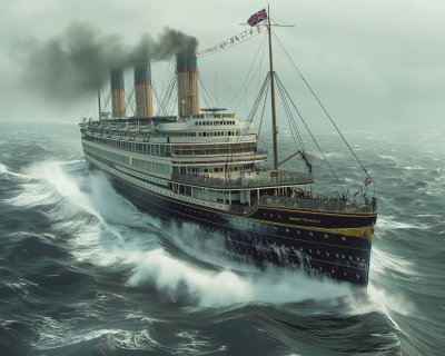 British Ocean Liner from 1877