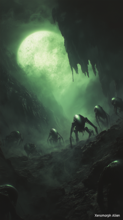 Eerie Rocky Landscape