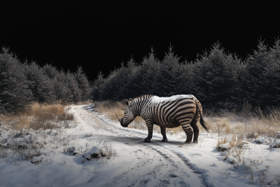 Zebra Striped Rhinoceros