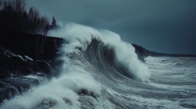 Waves at Lake Superior