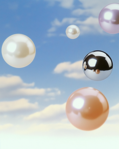 Floating Pearls in the Sky
