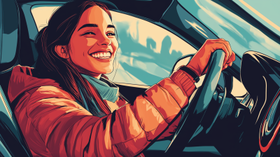 Smiling Driver