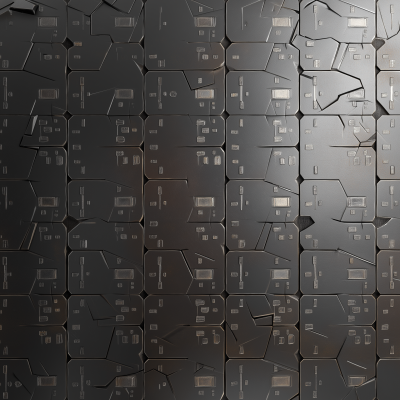 2D Heat Shield Panel Texture