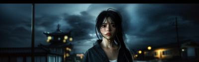 Crying Japanese Woman
