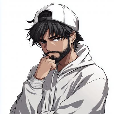 Anime Character Deep in Thought