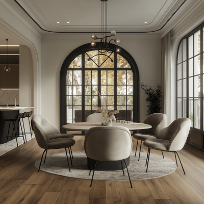 Elegant European Style Apartment Design