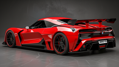 Futuristic Electric Hypercar