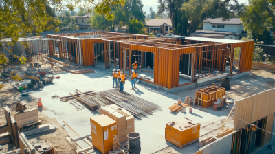 Container Home Under Construction