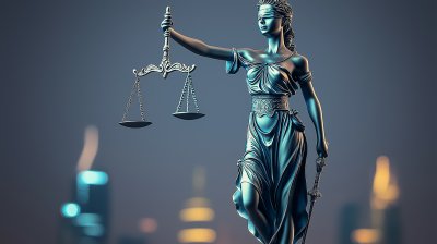 Lady Justice in Dubai