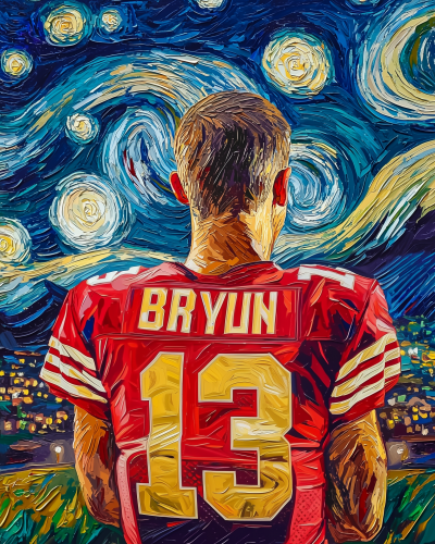 Starry Night Inspired Illustration