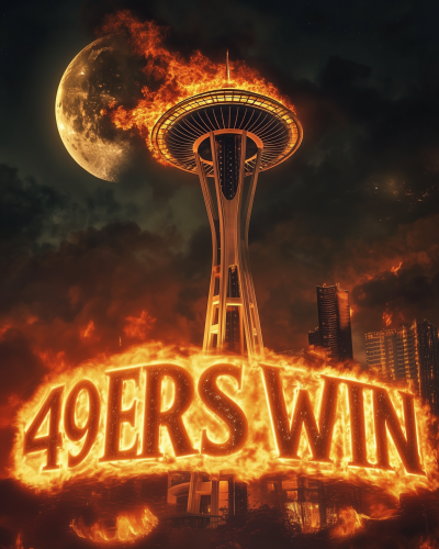 49ERS WIN in Flames