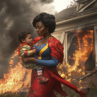 Superhero in Action