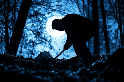 Moonlit Digging