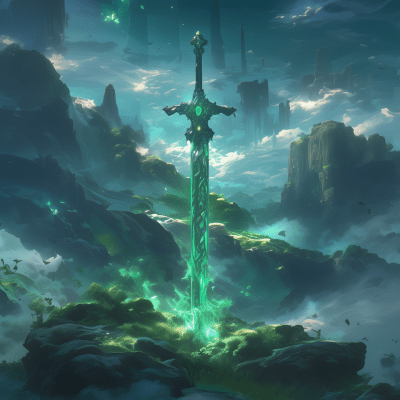 Mystic Valley with Elemental Sword