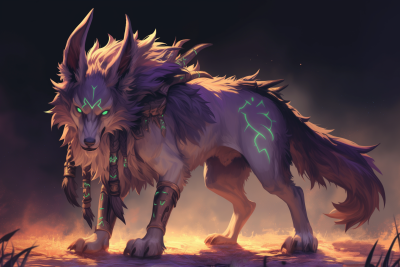 Grimdark Mystic Wolf