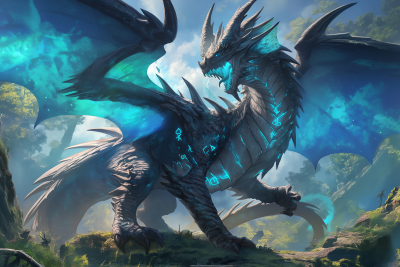 Majestic Dragon Guardian