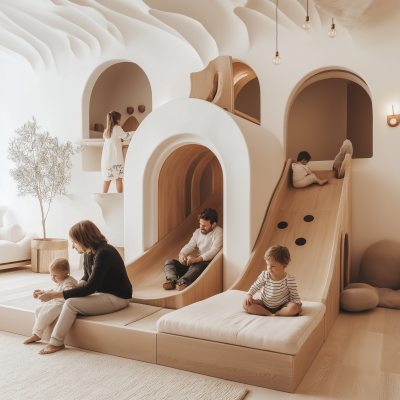Stylish Indoor Children’s Play Area