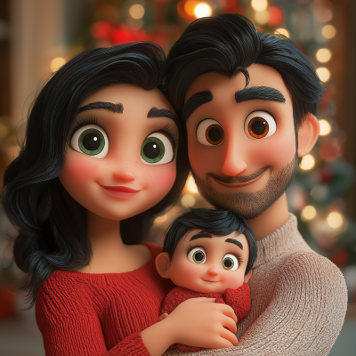 Pixar Style Medium Close