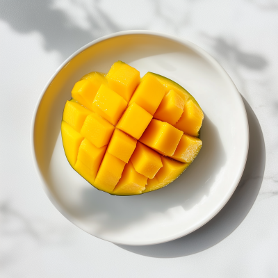 Mango Fruit on White Background