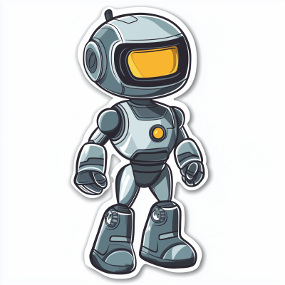 AI Robot Sticker