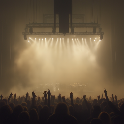 Concert Crowd Silhouette