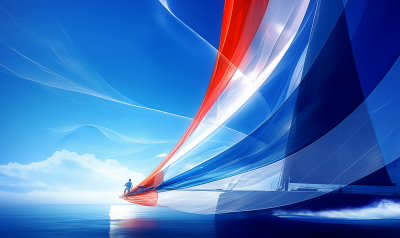 Colorful Sailing Adventure