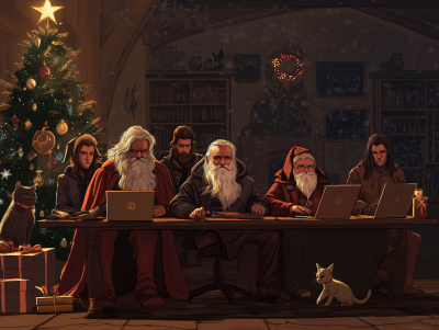 Holiday Wizards in Office