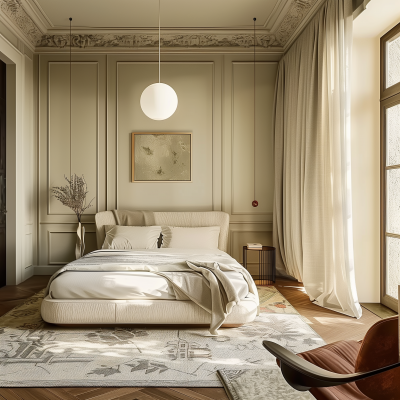 Elegant French Style Bedroom
