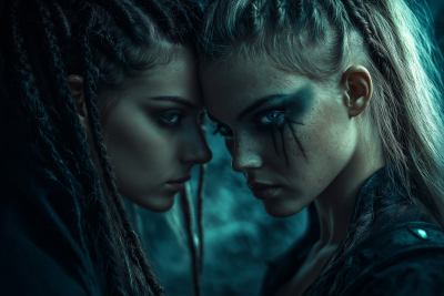 Warrior Women in Battle