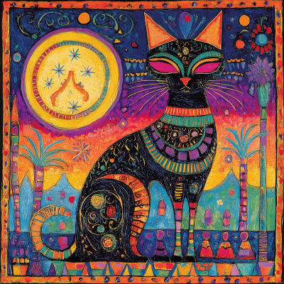 Naive Cat Artwork