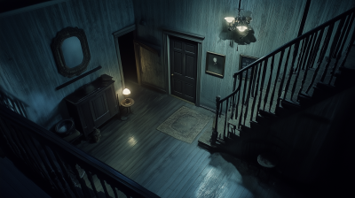 Eerie Old House Interior