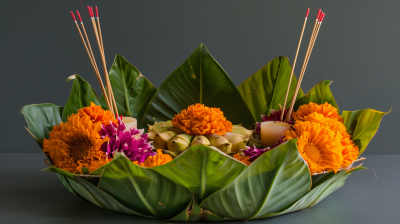 Traditional Krathong Decoration