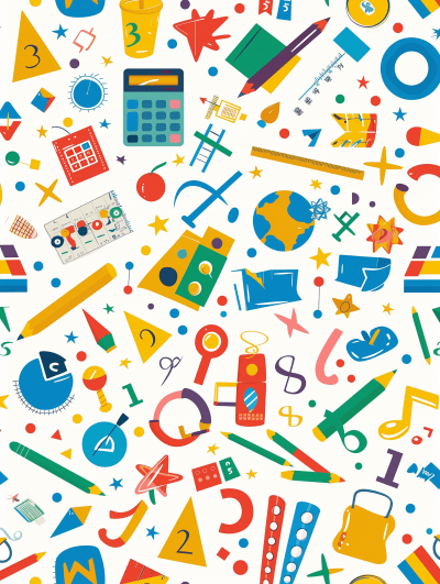 Playful Math Background