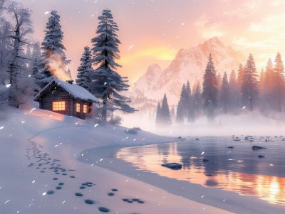 Serene Winter Landscape
