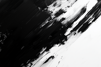 Minimalist Black and White Abstract Art