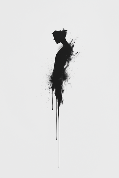 Minimalist Black and White Art