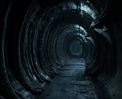 Cinematic Dark Tunnel