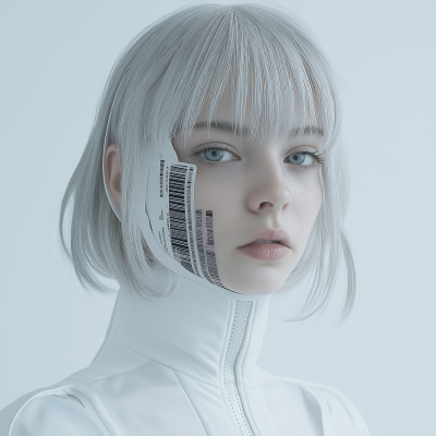 Futuristic Robot Woman
