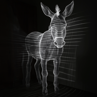 Monochrome Donkey