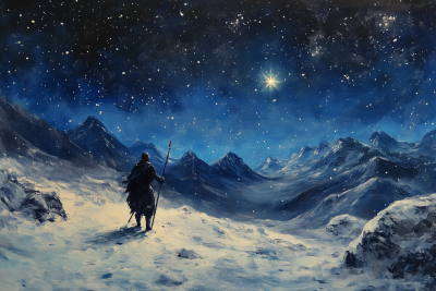 Knight in the Snowy Mountains