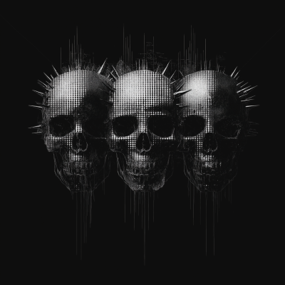 Cyberpunk Skull Stack