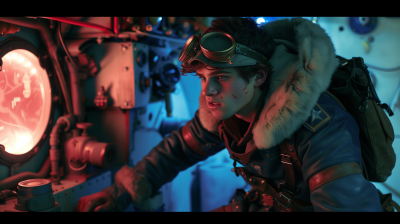 Gunner in Cockpit