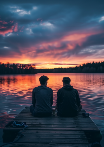 Sunset at the Lake
