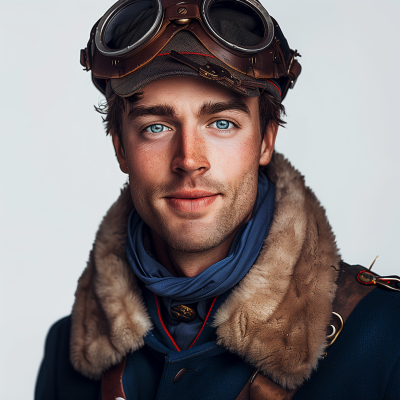 Close-up of a Handsome Man