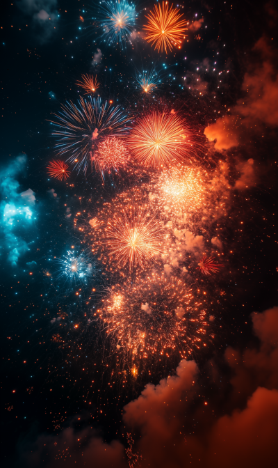Sky Fireworks Display