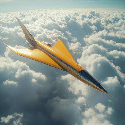 Hypersonic Jet Advertisement