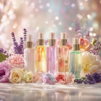 Elegant Body Mist Display